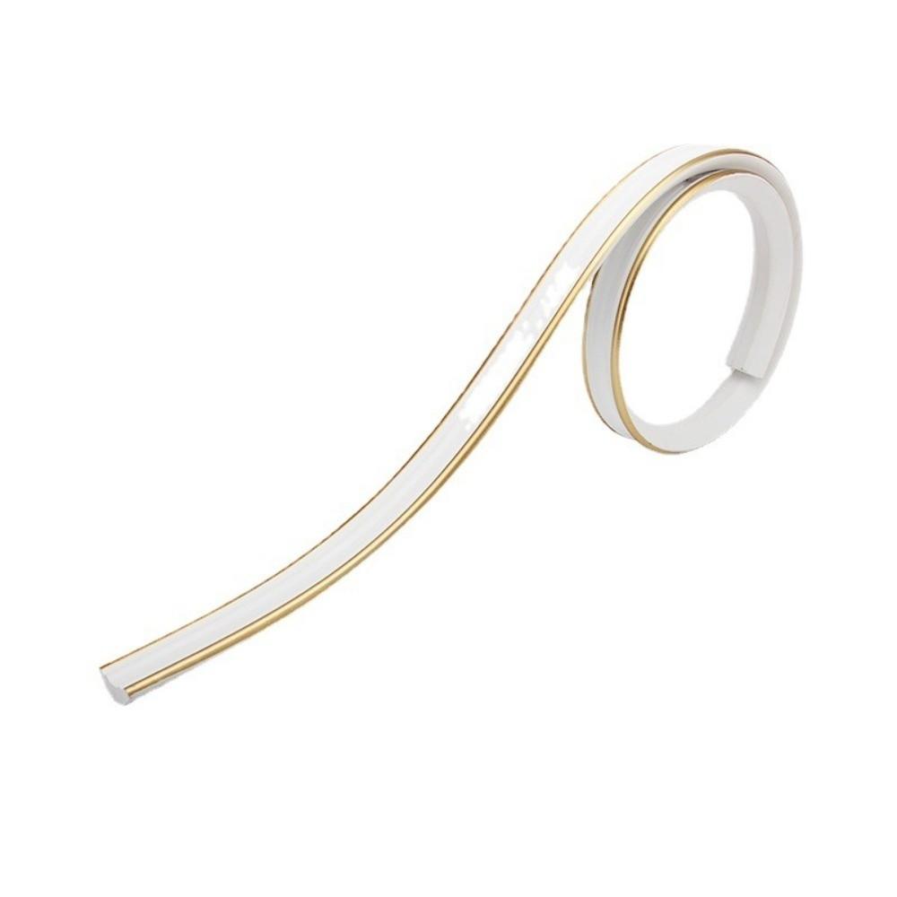 12mm*9mm Self Adhesive Corner Line 1M Length PVC Material PVC Corner Line 3D Foam Self-adhesive Triangular Edge Strip Wall