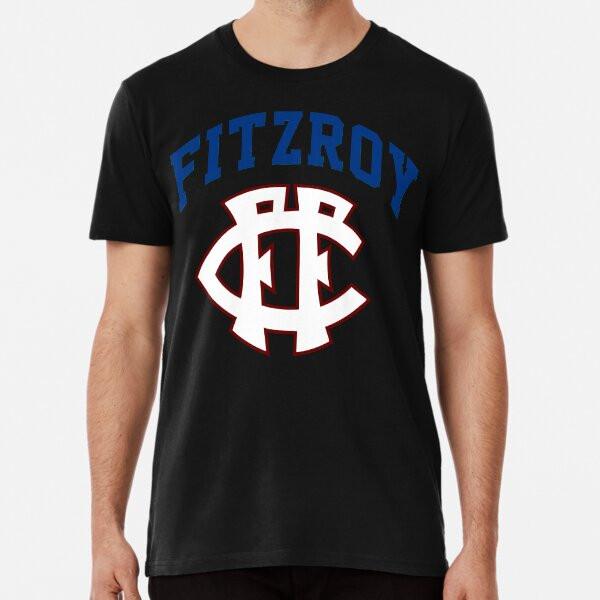 Aussie Rules Fitzroy Premium T-Shirt S To 5XL Made In the AU/USA T-Shirt