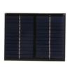 1,5 W/12 V Solarladegerät mit Krokodilklemme, kompaktes polykristallines Solarpanel für