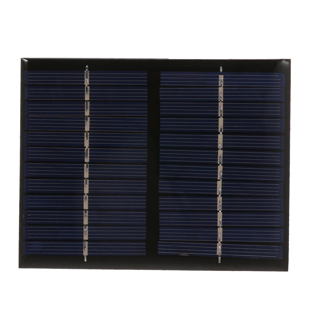 

1.5W 12V Solar Charger With Alligator Clip Compact Polycrystalline Solar Panel For Garden Traffic Emergency Light Solar чёрный