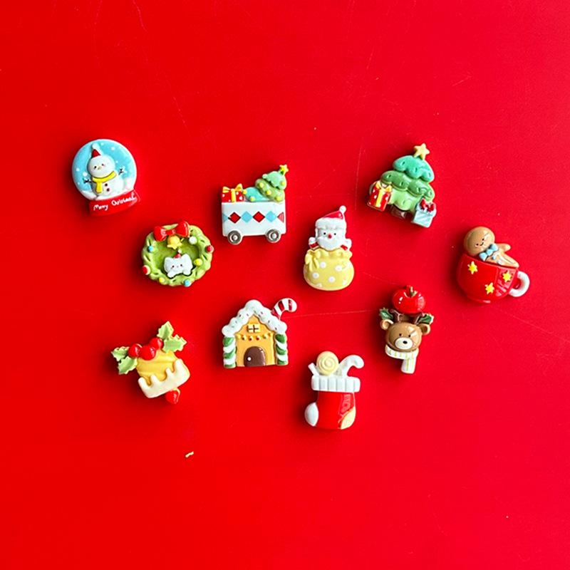 Charming Vintage Snowman 3D Magnetic Christmas Tree Decoration & Refrigerator Sticker Gift