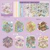 49 Sheets Per Pack of Miniature Scene Sticker Book Sunshine Town 3d Cartoon Hut Landscape Decoration