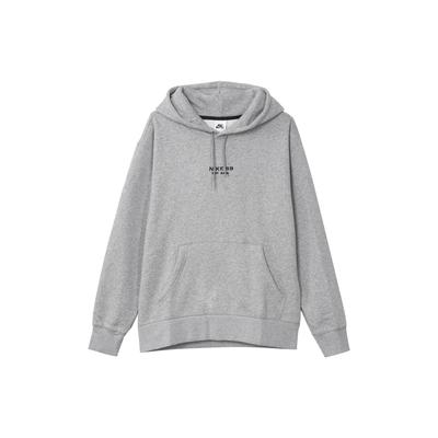 Nike Fleece Embroidered Logo Skateboard Hoodie Men Hoodie Grey DA4265-063