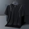 casual Oversized Men's Casual Sport T-Shirt Gym Bodybuilding Fitness Short Sleeve Shirt Summer Mesh Quick Dry Breathable Clothes