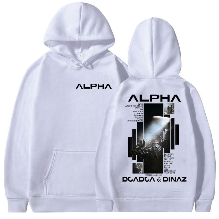 Rapper Alpha Djadja & Dinaz Tour 2025 New Album Hoody Men Clothing Retro Aesthetic Sweatshirt Fashion High Quality Fleece Hoodie