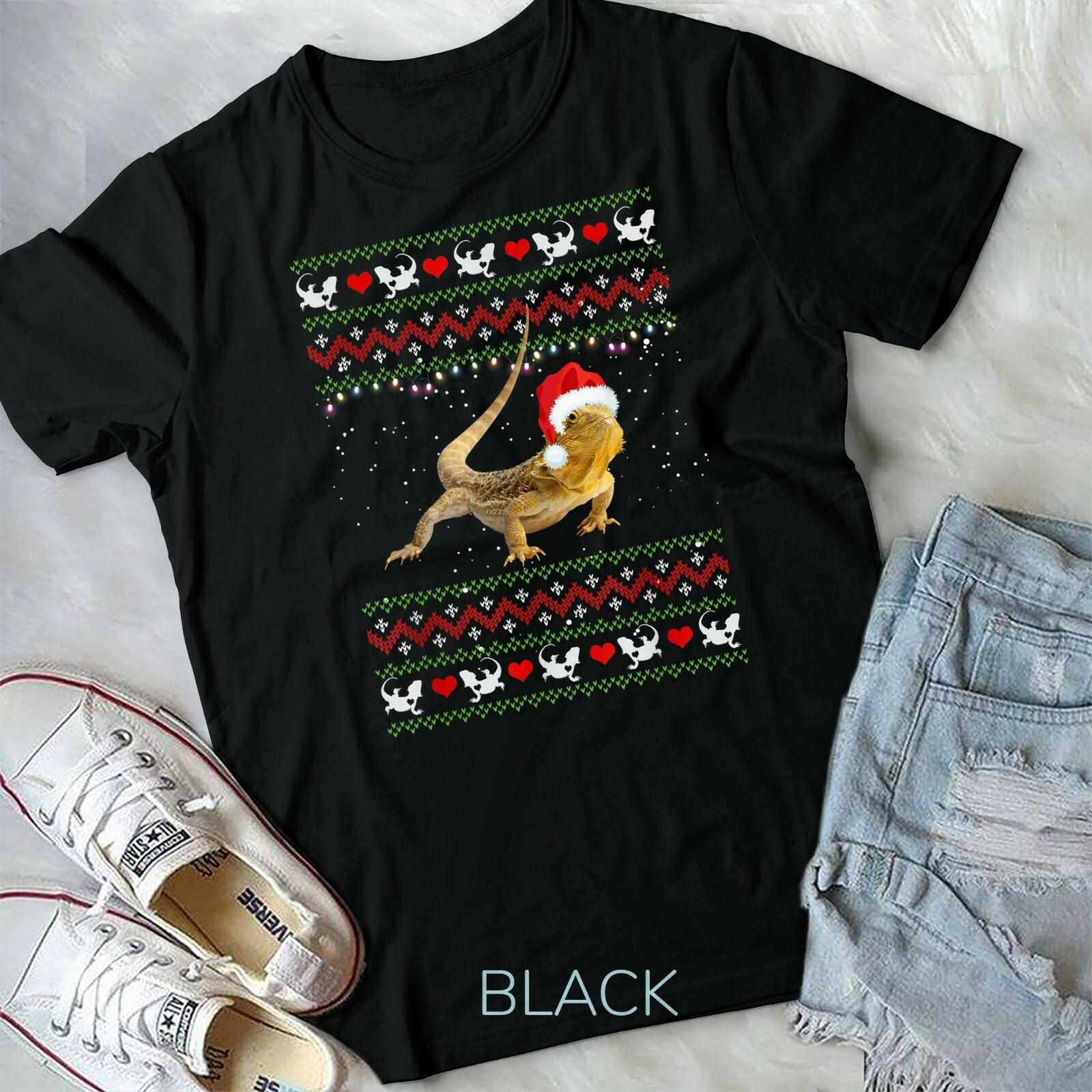 Ugly Bearded Dragon Christmas Gifts Bearded Dragon Lover Unisex Youth T-shirt XXL