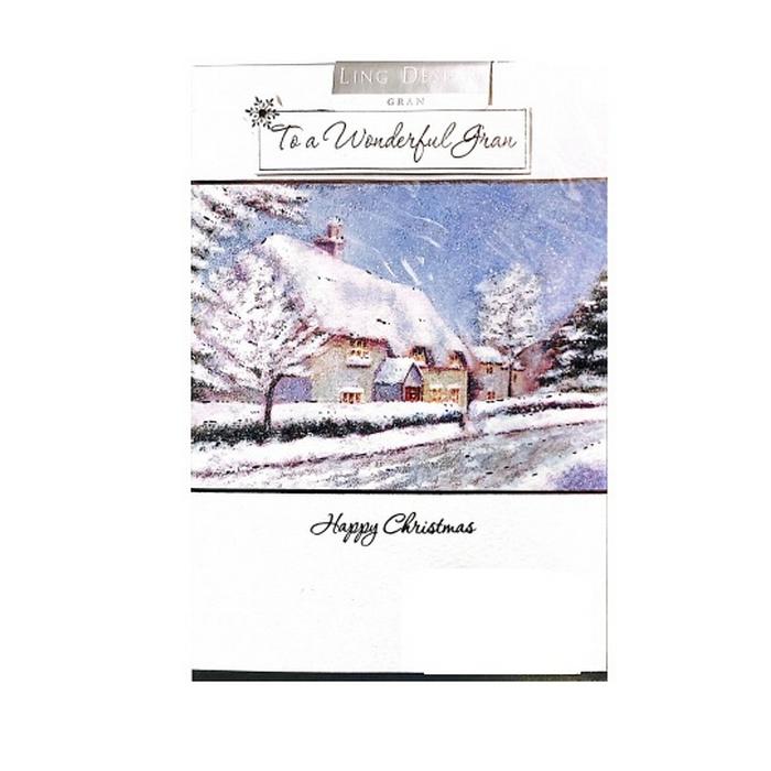 Ling Design To A Wonderful Gran Christmas Card
