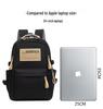 Trend Nylon Backpack for High School Students - Large Capacity Unisex Campus Bag, One Piece Design