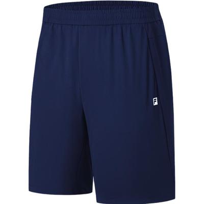 Knitted Five-Point Shorts 2023 Autumn New Simple Sports Fitness Cool Shorts Men Shorts Dark-Blue A11M331601FNV