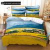 Grassland Fashion Bedding Set 3D Digital Printing Duvet Cover Sets 1 Quilt Cover + 12 Pillowcases USEUAU Size