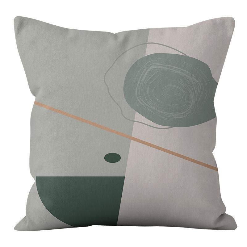 

Скандинавский Инс Маленький Свежий Ультракороткий Бархатный Наволочка Новый Абстрактный Домашняя Подушка Наволочка 45 * 45Cm (without pillow core)