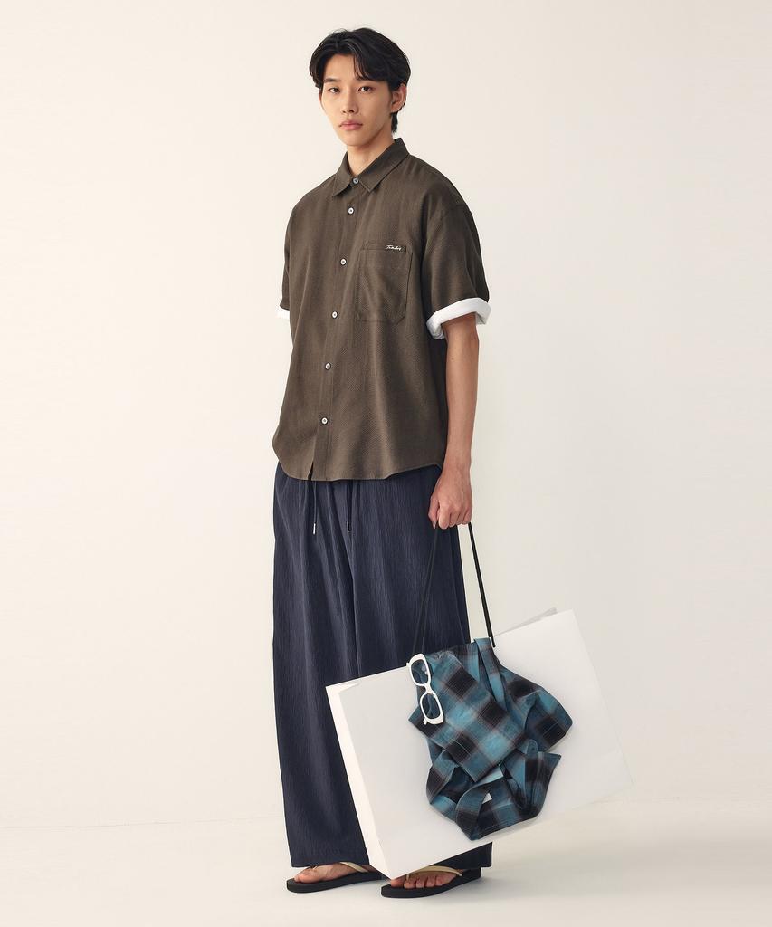 STUDIO TOMBOY [Men] Wrinkle String Pants_Navy 91M6231551
