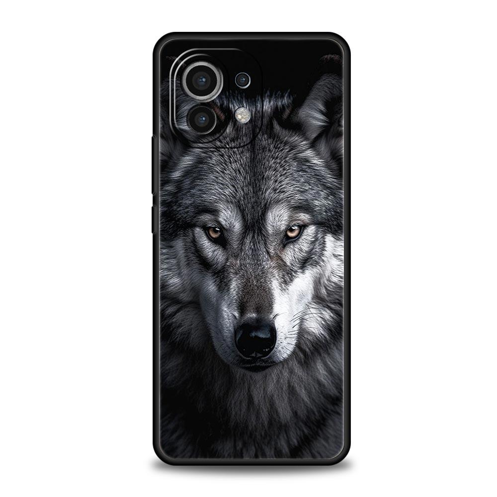 Phone Case For Xiaomi Mi 15 14 13 12 11 Lite 14T 13T 12T 11T Pro Poco X6 X5 M3 X3 Pro F5 F4 Cover The Wolf