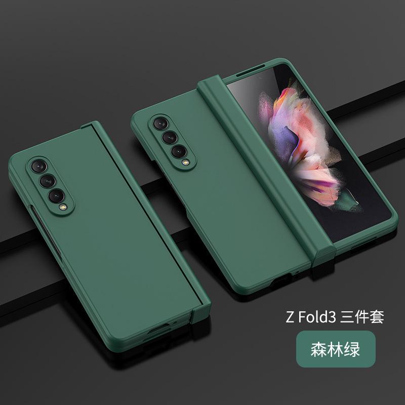 Case for Samsung Galaxy Z Fold 7 6 5 4 3 Hinge Protective Shell Full Coverage With Holder Kickstand Tough Case Magnetic Plain