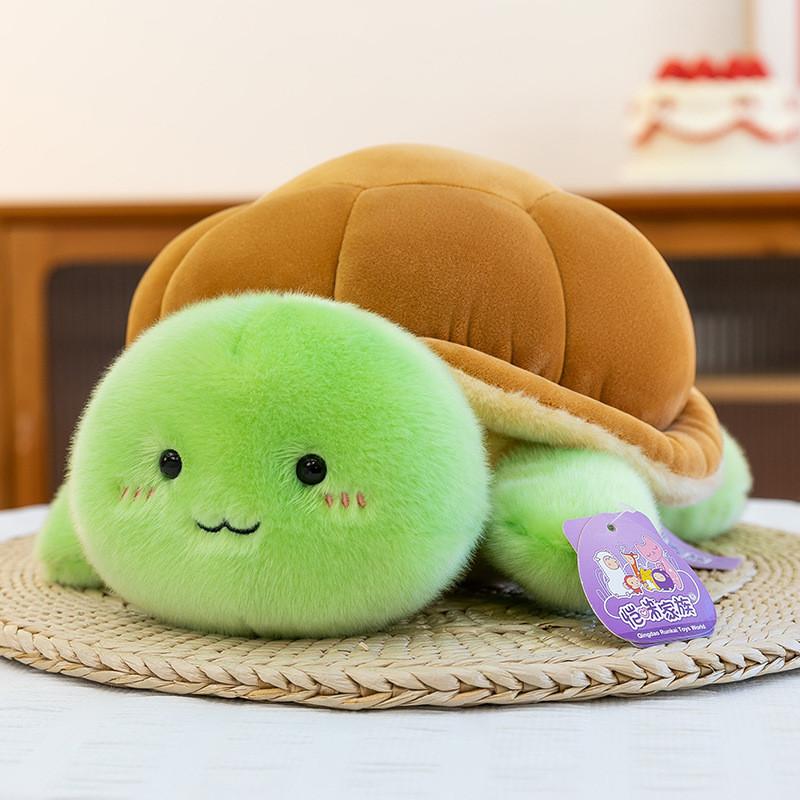 

Ocean Turtle Plush Toy Hand Soft Cushion For Kids And Teens 20cm зелёный