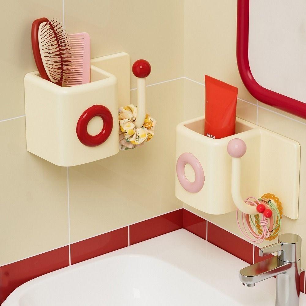 Space Saving Wall Mounted Storage Box No Drilling Headband Hook  Scrunchies