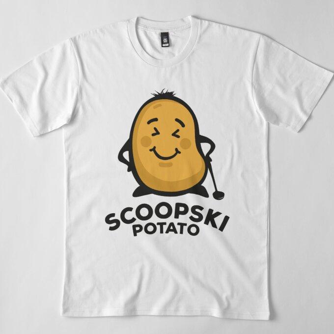 Men Premium Cotton T-Shirt Scoopski 