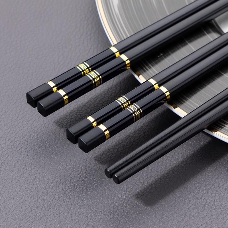 Japanese Style Alloy Chopsticks Family Set