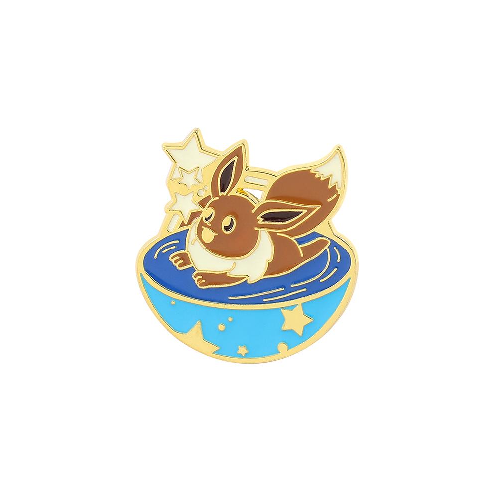 Spille Smaltate Eeveelution Eevee Anime, Spilla Metallica Cartoon, Distintivo Gioielli alla Moda, Accessorio per Vestiti Cappello Zaino Regali