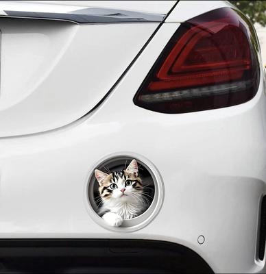 Pack of 2 Horrible Cats Vinyl Decal Sticker, Waterproof Poly Beer for Cars, Laptops and Smooth Surfaces
