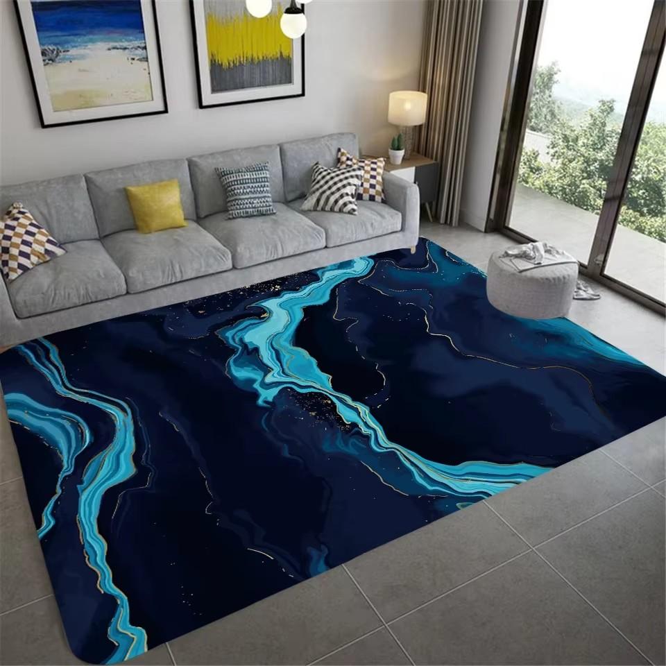 Modern Abstract Marble Carpet for Living Room Home Decorations Sofa Table Large Area Rugs Nonslip Bedroom Floor Mat Entrance Mat