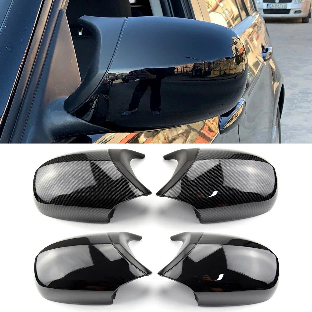 E90 E91 Černý kryt ve stylu M3 E81 E82 E87 E88 pro BMW řady 1 3 E92 E93 Vzhled M z uhlíkových vláken Kryt zpětného zrcátka Příslušenství pro auto