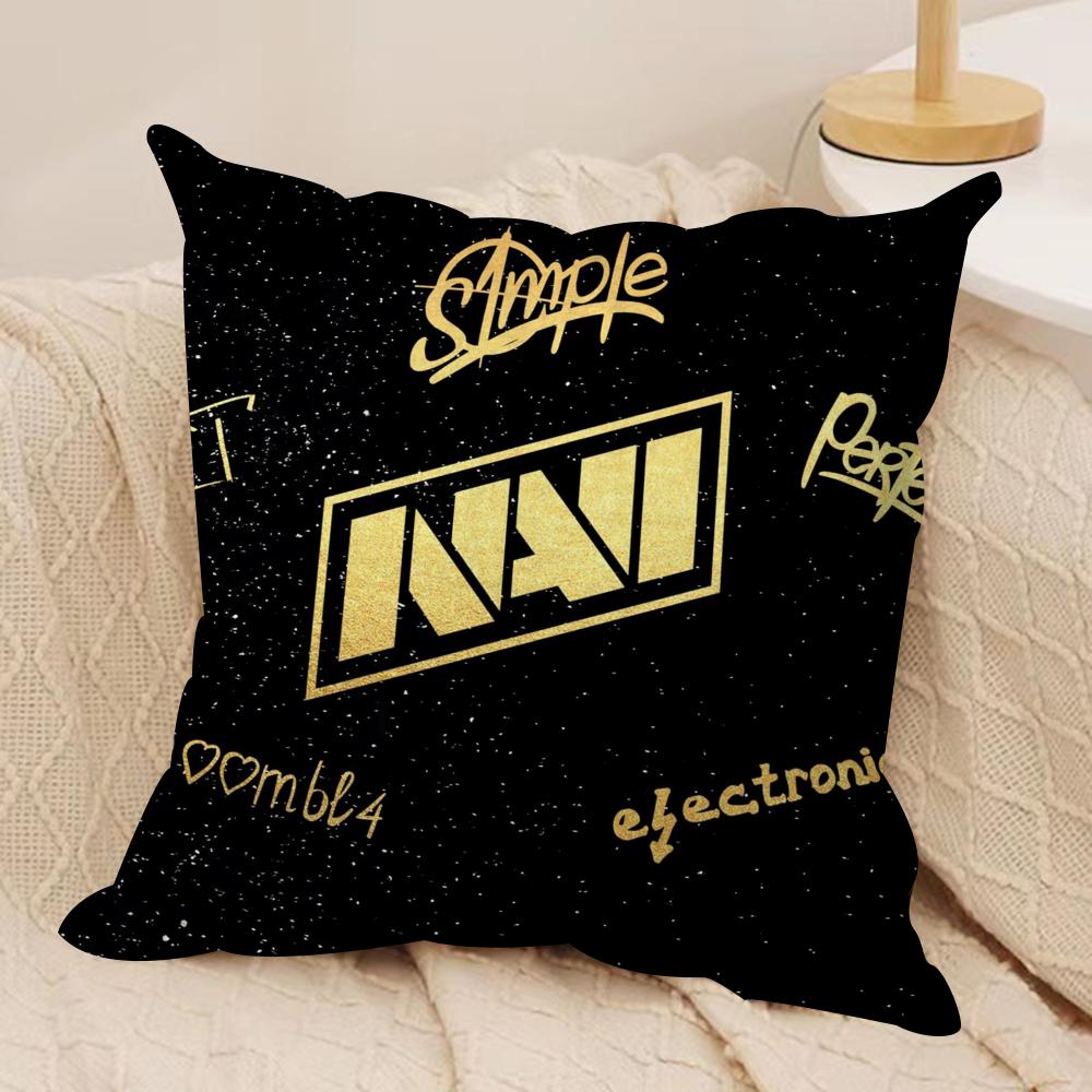 Team NNavi cool Cushion Cover Short plush Doublesided Print Square Throw Pillow Covers Sofa Home Cushion Decor