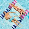 Swimming Pool Loungers, Inflatable Float Beds, Foldable Striped Swimming Floats, Pool Parties, Beach Accessories
