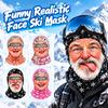 Breathable Funny Ski Mask 3D Face Printed Full Face Mask  For Outdoor/Cycling/Pranks/Party