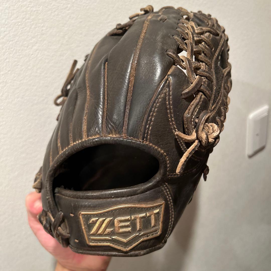 Used ZETT NEXT STATUS Rigid Baseball Gloves for Outfield