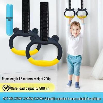 Hanging Fitness Pull-up Bar with Hand Grips for Kids and Adults - Indoor Exercise Equipment