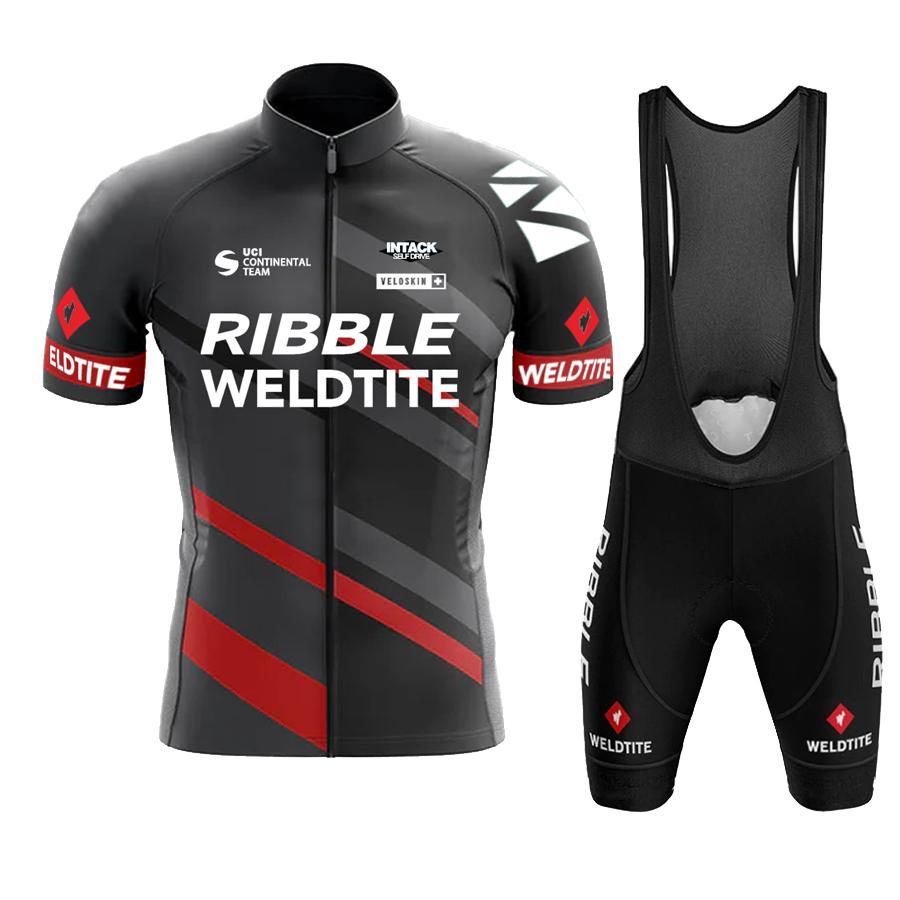 Cycling Jersey 2026 Team RIBBLE Men Cycling Set Racing Bicycle Clothing Suit Breathable Mountain Bike Clothes Sportwears