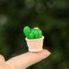 No Maintenance Plant Mini Artificial Cactus Plants Pots Miniature Potted Green Figurines Diy Fairy Garden Accessories Bonsai