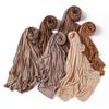 80*180cm Modal Rayon Cotton Muslim Jersey Hijab Women Solid Color Scarf Ramadan Long Shawl Plain Soft Turban Wraps Headband