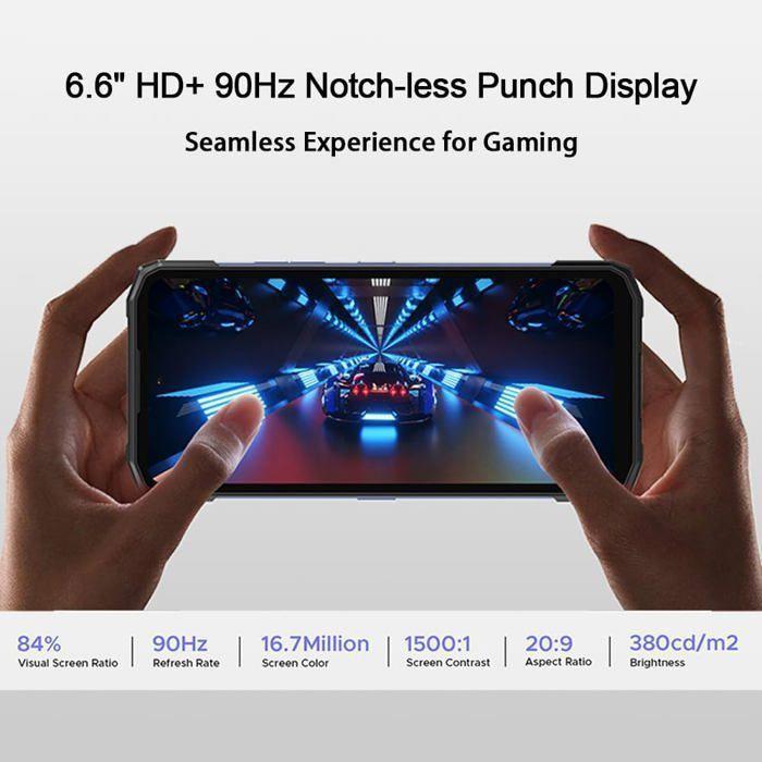 Smartphone Robuste DOOGEE Fire 5 Ultra 32Go+256Go 6.6" 13000mAh Telephone Portable Incassable Android 15 48MP Double SIM/NFC Noir