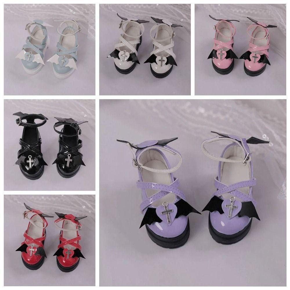 

Маленькие кожаные туфли для толстой куклы, кожаные туфли для куклы BJD Mini 1/4, обувь для куклы BJD 1/4, магазин игрушек белый/синий