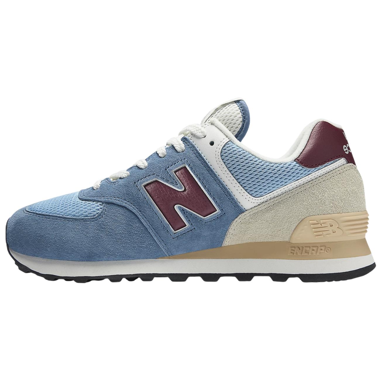 

New New Balance NB 574 Abrasion Resistant Breathable Low Top Running Shoes Unisex Blue U574SPR 42
