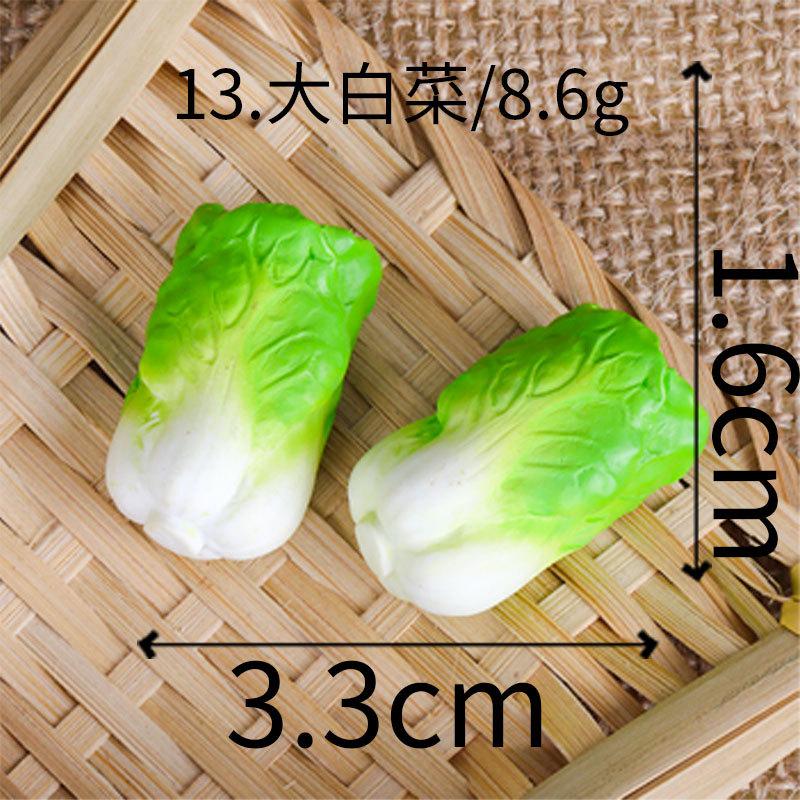 Creative Imitation of Real Food Play Vegetable Doll House Landscape Decoration Accessories Miniatures