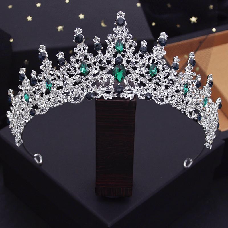 Luxury Headdress Wedding Crown Bride Tiaras and Crowns for Queen Diadem Pageant Crown Bridal Hair Jewelry Accessories