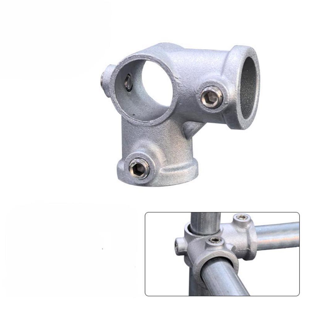 1\2''/3\4"/1'' Frame Fasteners Fixed Buckle Circular Pipe Connector Steel Tube Shelf