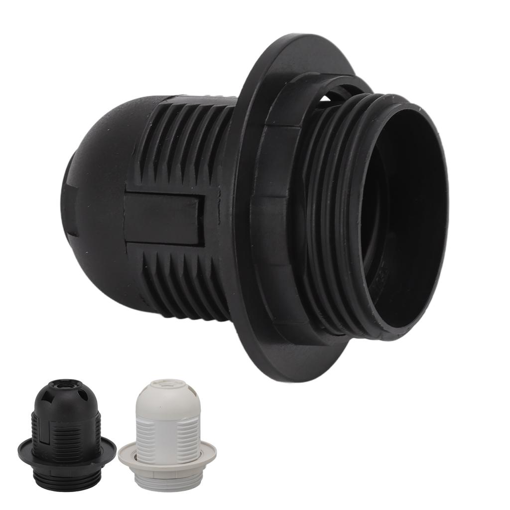 E27 Lamp Socket Stable Work Easy To Install Copper  High Temperature Resistance E27 Bulb Base Socket for Table Lamp
