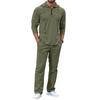 Men  Leisure  Hooded Hood  Half Zipper  Upper Garment  Trousers  Set