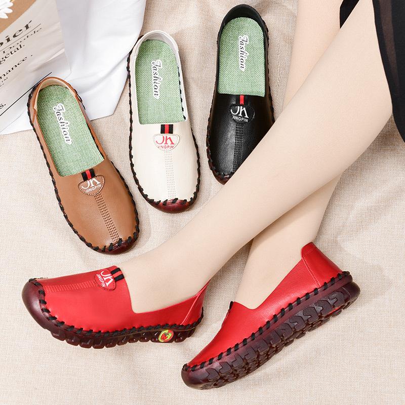 Soft-soled Mother Shoes, New Single Shoes, Women's Casual Shoes, Not Tired, Beef Tendon Flat Bottom