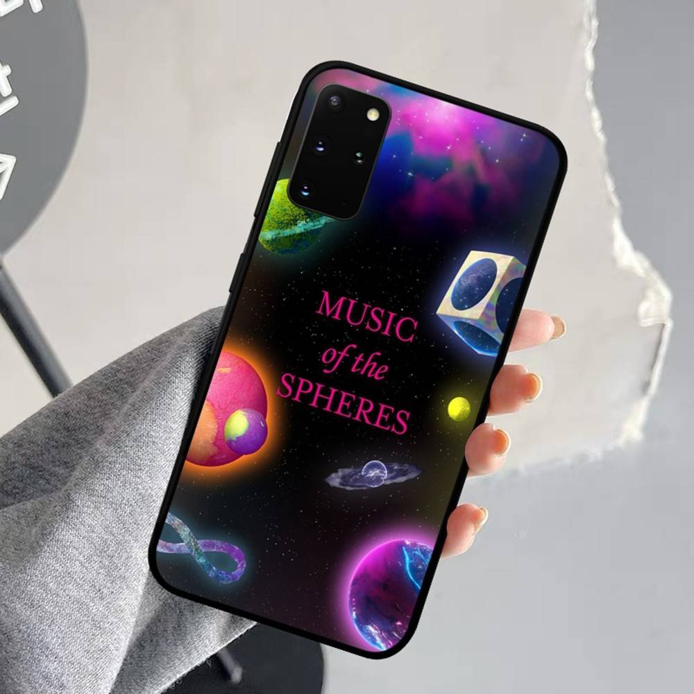 Moon Music Coldplay Band Phone Case For Samsung S 24 Fe 25 Ultra Plus 20 Lite 21 30 22 23 24 22 Ultra 5G Fundas