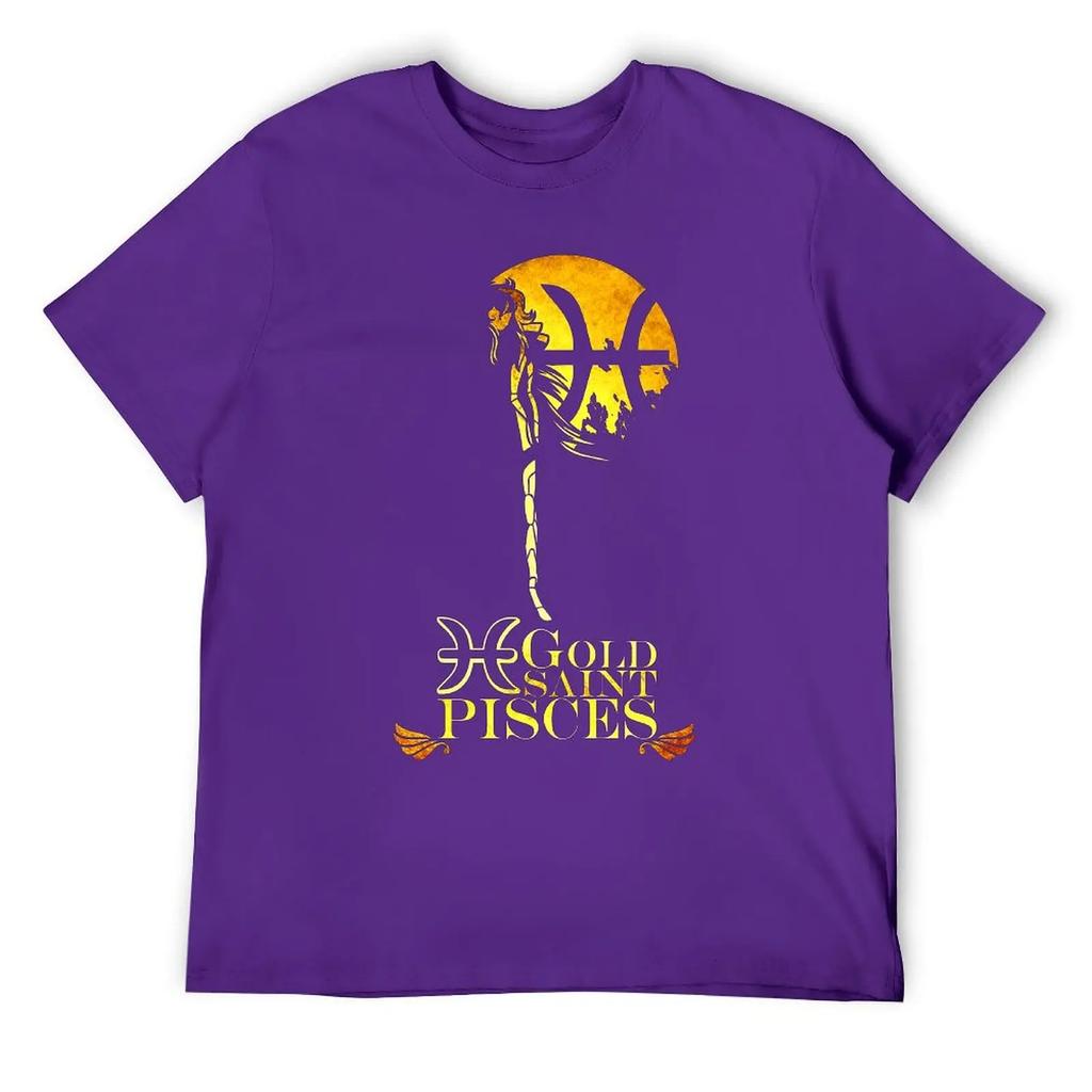 Pisces Twelve Constellation (1) T-shirt Round Neck Sports Top Tee Funny Leisure Nerd USA Size