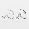 TIFFANY&Co. Open Heart Earring Silver925 2.5g Women Used