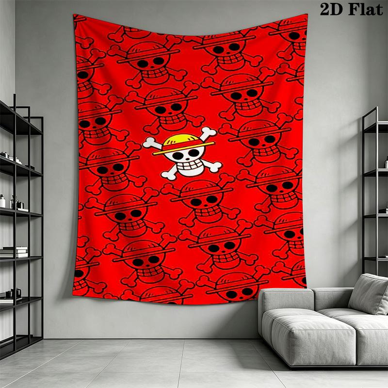 One Piece Tapestry Wall Tapestry Background Cloth Fashion Print Work Of Art Wall Decoration Soft