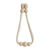 Magnetic Wood Beads Curtain Tieback, Farmhouse Rustic Window Curtain Holders Ties Backs, Handmade Decorative Drape Curtain Holdbacks
