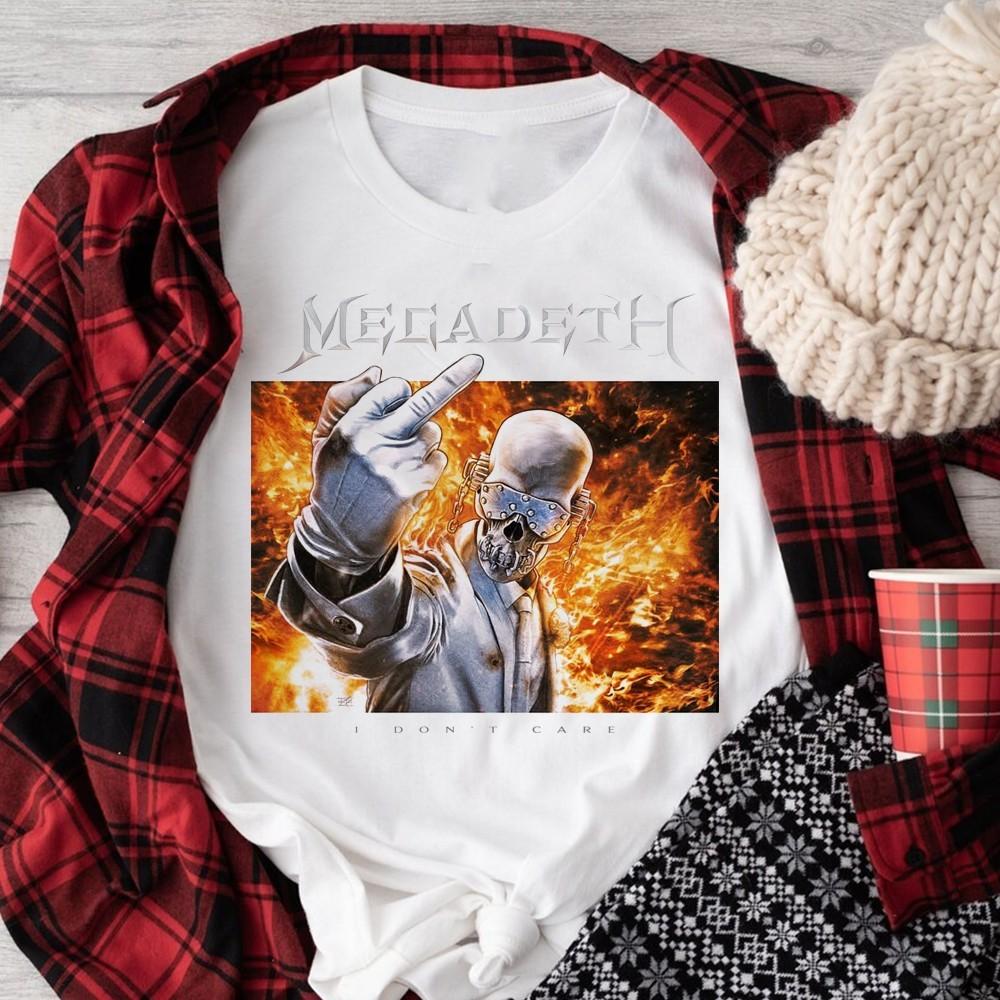 С Рождеством Megadeth Мне все равно Хлопок Унисекс Все Размеры Футболка 24D659 Унисекс Футболка XXXL