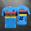 2026 Nuova Maglietta da Allenamento Estiva Traspirante ad Asciugatura Rapida per Bambini, Uomini, Donne #14 Fernando Alonso Fan
